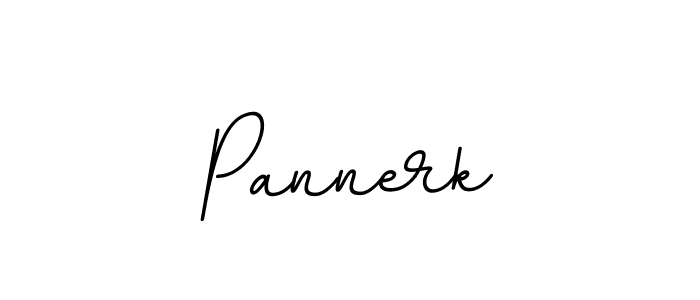 Make a beautiful signature design for name Pannerk. With this signature (BallpointsItalic-DORy9) style, you can create a handwritten signature for free. Pannerk signature style 11 images and pictures png