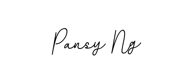 Make a beautiful signature design for name Pansy Ng. With this signature (BallpointsItalic-DORy9) style, you can create a handwritten signature for free. Pansy Ng signature style 11 images and pictures png