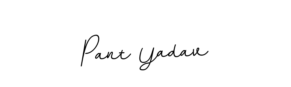 Create a beautiful signature design for name Pant Yadav. With this signature (BallpointsItalic-DORy9) fonts, you can make a handwritten signature for free. Pant Yadav signature style 11 images and pictures png