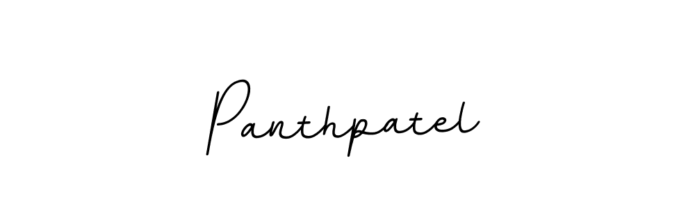 Design your own signature with our free online signature maker. With this signature software, you can create a handwritten (BallpointsItalic-DORy9) signature for name Panthpatel. Panthpatel signature style 11 images and pictures png