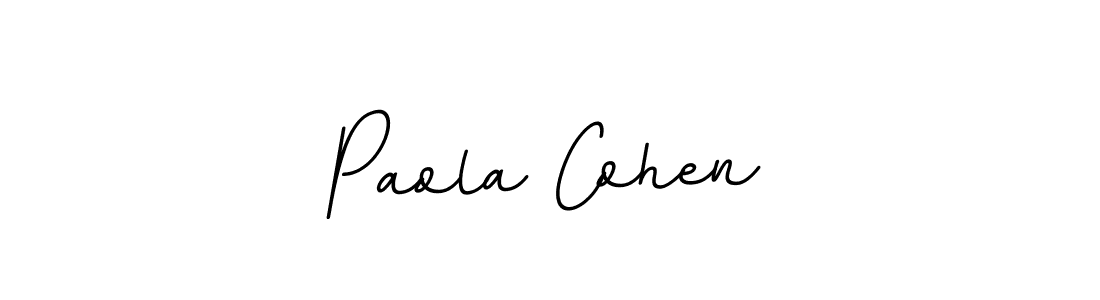 Make a beautiful signature design for name Paola Cohen. With this signature (BallpointsItalic-DORy9) style, you can create a handwritten signature for free. Paola Cohen signature style 11 images and pictures png