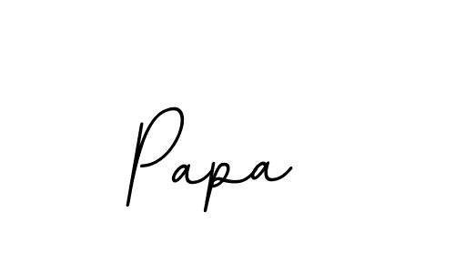 How to make Papa  signature? BallpointsItalic-DORy9 is a professional autograph style. Create handwritten signature for Papa  name. Papa  signature style 11 images and pictures png