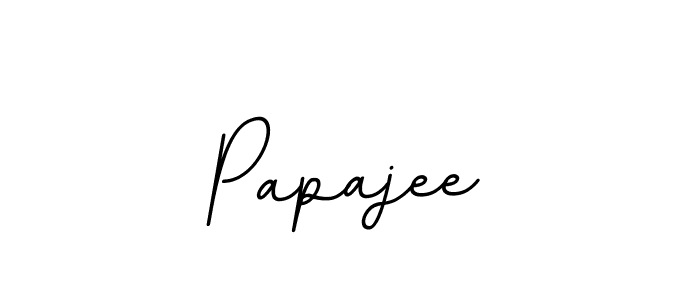 Papajee stylish signature style. Best Handwritten Sign (BallpointsItalic-DORy9) for my name. Handwritten Signature Collection Ideas for my name Papajee. Papajee signature style 11 images and pictures png