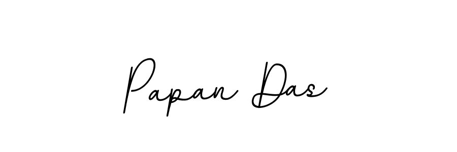 Design your own signature with our free online signature maker. With this signature software, you can create a handwritten (BallpointsItalic-DORy9) signature for name Papan Das. Papan Das signature style 11 images and pictures png