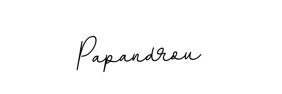 You should practise on your own different ways (BallpointsItalic-DORy9) to write your name (Papandrou) in signature. don't let someone else do it for you. Papandrou signature style 11 images and pictures png