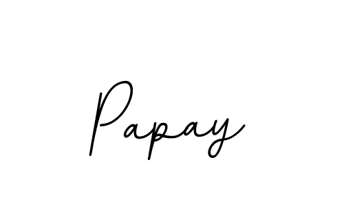 Design your own signature with our free online signature maker. With this signature software, you can create a handwritten (BallpointsItalic-DORy9) signature for name Papay. Papay signature style 11 images and pictures png