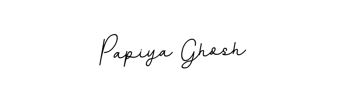 You should practise on your own different ways (BallpointsItalic-DORy9) to write your name (Papiya Ghosh) in signature. don't let someone else do it for you. Papiya Ghosh signature style 11 images and pictures png
