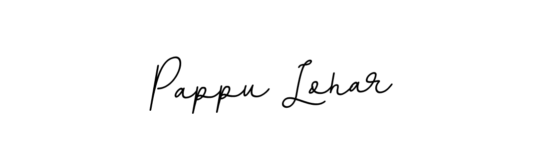 Use a signature maker to create a handwritten signature online. With this signature software, you can design (BallpointsItalic-DORy9) your own signature for name Pappu Lohar. Pappu Lohar signature style 11 images and pictures png