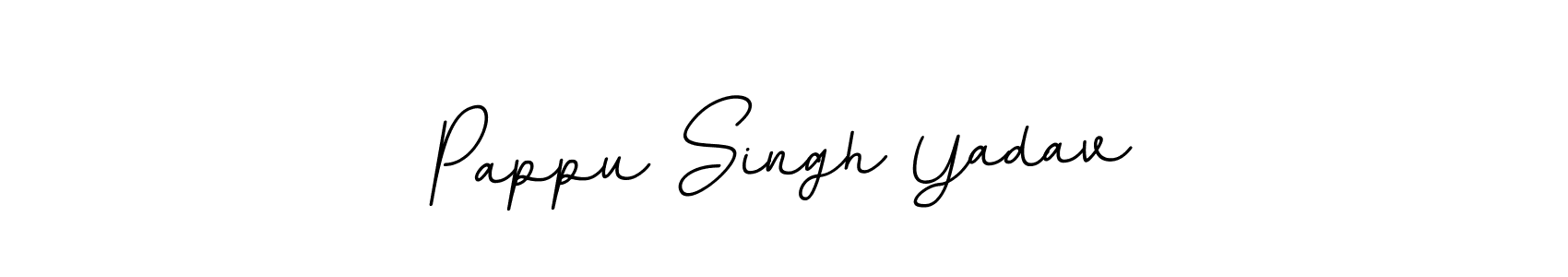 Create a beautiful signature design for name Pappu Singh Yadav. With this signature (BallpointsItalic-DORy9) fonts, you can make a handwritten signature for free. Pappu Singh Yadav signature style 11 images and pictures png