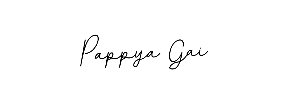 This is the best signature style for the Pappya Gai name. Also you like these signature font (BallpointsItalic-DORy9). Mix name signature. Pappya Gai signature style 11 images and pictures png