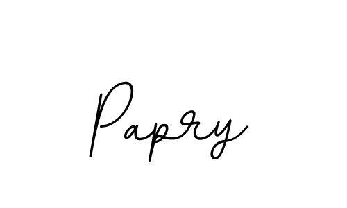 Use a signature maker to create a handwritten signature online. With this signature software, you can design (BallpointsItalic-DORy9) your own signature for name Papry. Papry signature style 11 images and pictures png