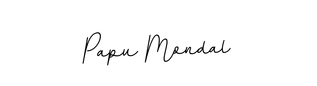 The best way (BallpointsItalic-DORy9) to make a short signature is to pick only two or three words in your name. The name Papu Mondal include a total of six letters. For converting this name. Papu Mondal signature style 11 images and pictures png