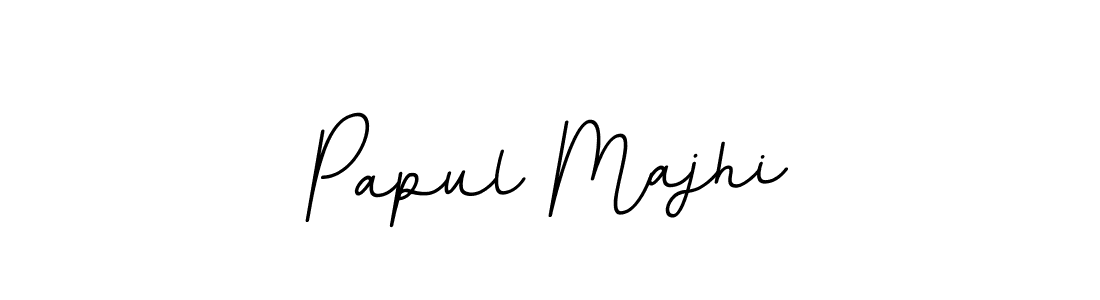 Design your own signature with our free online signature maker. With this signature software, you can create a handwritten (BallpointsItalic-DORy9) signature for name Papul Majhi. Papul Majhi signature style 11 images and pictures png