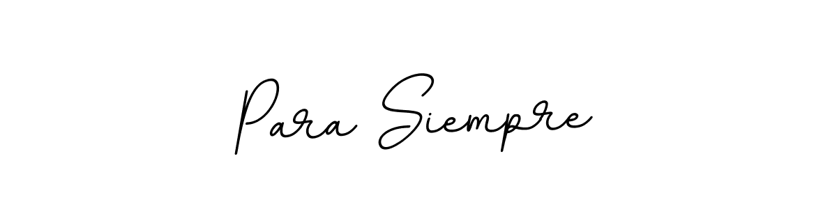 How to make Para Siempre name signature. Use BallpointsItalic-DORy9 style for creating short signs online. This is the latest handwritten sign. Para Siempre signature style 11 images and pictures png