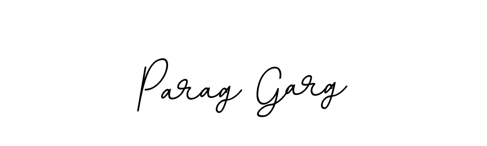 Create a beautiful signature design for name Parag Garg. With this signature (BallpointsItalic-DORy9) fonts, you can make a handwritten signature for free. Parag Garg signature style 11 images and pictures png