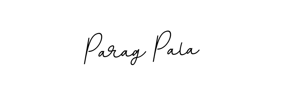 Design your own signature with our free online signature maker. With this signature software, you can create a handwritten (BallpointsItalic-DORy9) signature for name Parag Pala. Parag Pala signature style 11 images and pictures png