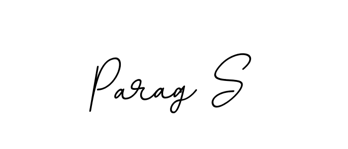 It looks lik you need a new signature style for name Parag S. Design unique handwritten (BallpointsItalic-DORy9) signature with our free signature maker in just a few clicks. Parag S signature style 11 images and pictures png