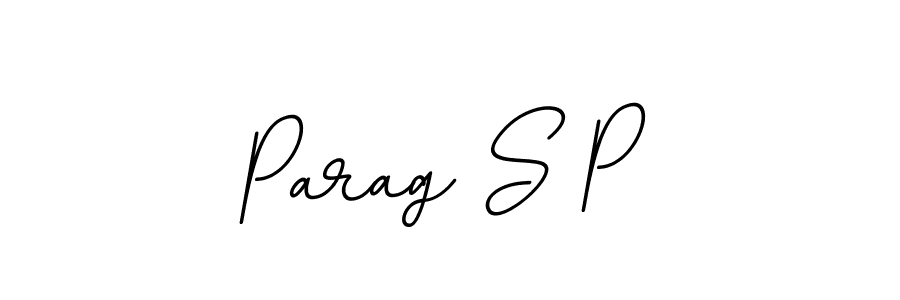 It looks lik you need a new signature style for name Parag S P. Design unique handwritten (BallpointsItalic-DORy9) signature with our free signature maker in just a few clicks. Parag S P signature style 11 images and pictures png