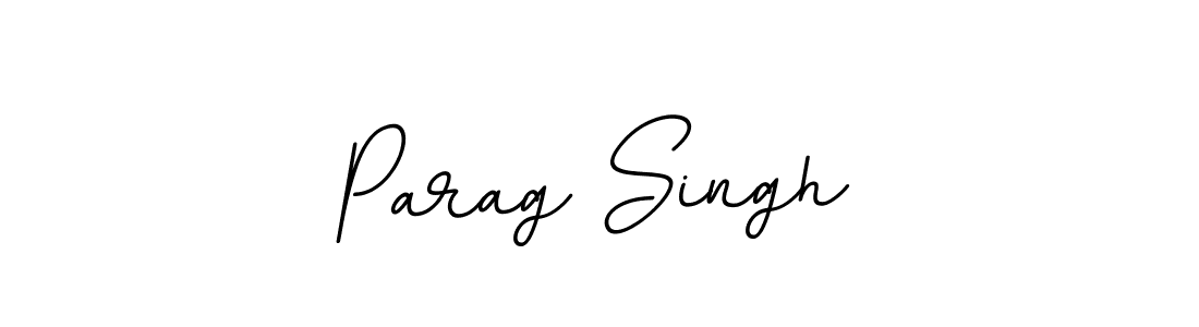 Use a signature maker to create a handwritten signature online. With this signature software, you can design (BallpointsItalic-DORy9) your own signature for name Parag Singh. Parag Singh signature style 11 images and pictures png