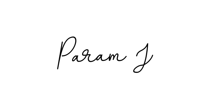 Also we have Param J name is the best signature style. Create professional handwritten signature collection using BallpointsItalic-DORy9 autograph style. Param J signature style 11 images and pictures png