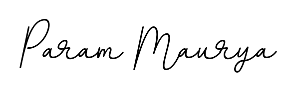 Make your name Param Maurya memorable on every contract using BallpointsItalic-DORy9 autograph style. Instant transparent background export available. Param Maurya signature style 11 images and pictures png