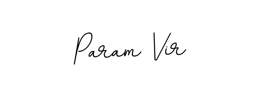 Param Vir stylish signature style. Best Handwritten Sign (BallpointsItalic-DORy9) for my name. Handwritten Signature Collection Ideas for my name Param Vir. Param Vir signature style 11 images and pictures png