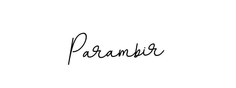 How to make Parambir signature? BallpointsItalic-DORy9 is a professional autograph style. Create handwritten signature for Parambir name. Parambir signature style 11 images and pictures png