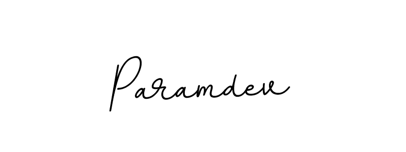 Paramdev stylish signature style. Best Handwritten Sign (BallpointsItalic-DORy9) for my name. Handwritten Signature Collection Ideas for my name Paramdev. Paramdev signature style 11 images and pictures png