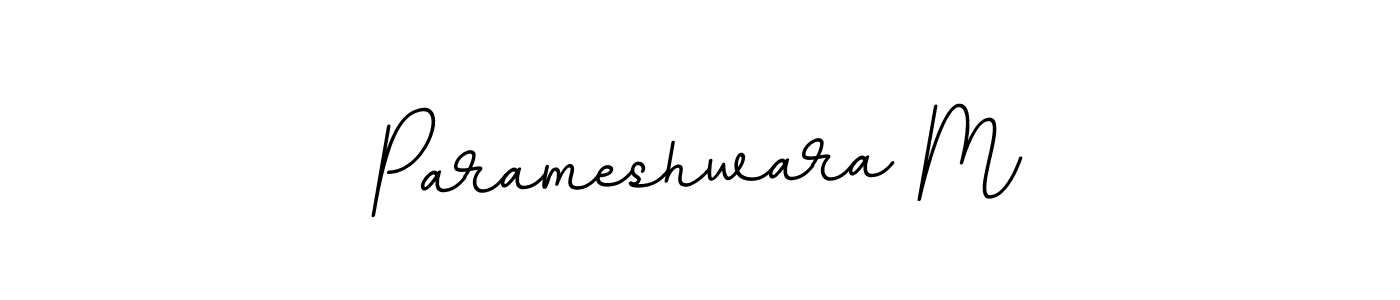 How to make Parameshwara M signature? BallpointsItalic-DORy9 is a professional autograph style. Create handwritten signature for Parameshwara M name. Parameshwara M signature style 11 images and pictures png