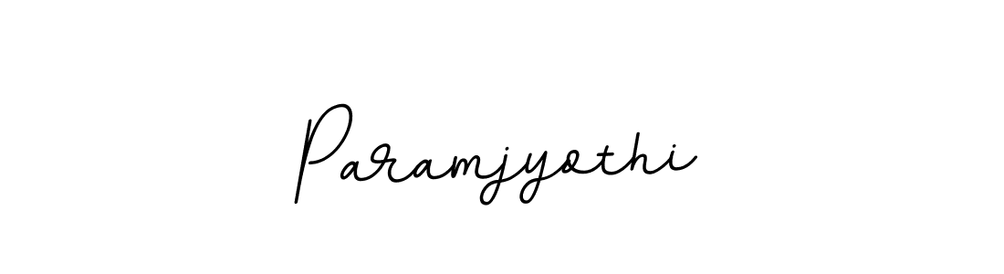 Create a beautiful signature design for name Paramjyothi. With this signature (BallpointsItalic-DORy9) fonts, you can make a handwritten signature for free. Paramjyothi signature style 11 images and pictures png