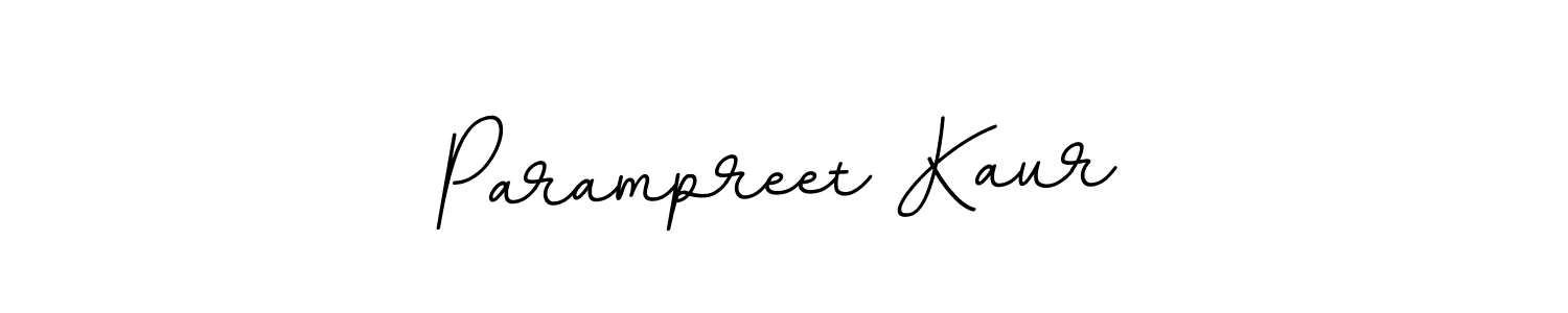 This is the best signature style for the Parampreet Kaur name. Also you like these signature font (BallpointsItalic-DORy9). Mix name signature. Parampreet Kaur signature style 11 images and pictures png