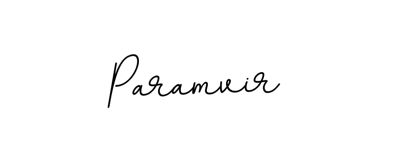 Use a signature maker to create a handwritten signature online. With this signature software, you can design (BallpointsItalic-DORy9) your own signature for name Paramvir. Paramvir signature style 11 images and pictures png