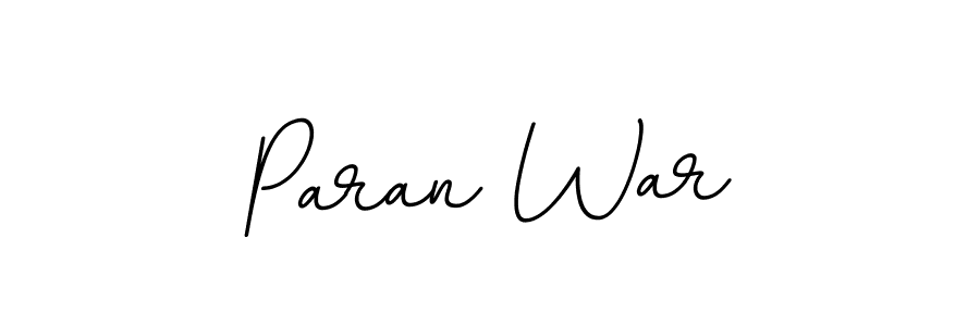 Similarly BallpointsItalic-DORy9 is the best handwritten signature design. Signature creator online .You can use it as an online autograph creator for name Paran War. Paran War signature style 11 images and pictures png