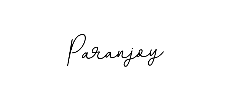 Use a signature maker to create a handwritten signature online. With this signature software, you can design (BallpointsItalic-DORy9) your own signature for name Paranjoy. Paranjoy signature style 11 images and pictures png