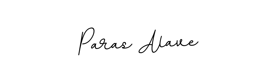 Make a beautiful signature design for name Paras Alave. With this signature (BallpointsItalic-DORy9) style, you can create a handwritten signature for free. Paras Alave signature style 11 images and pictures png