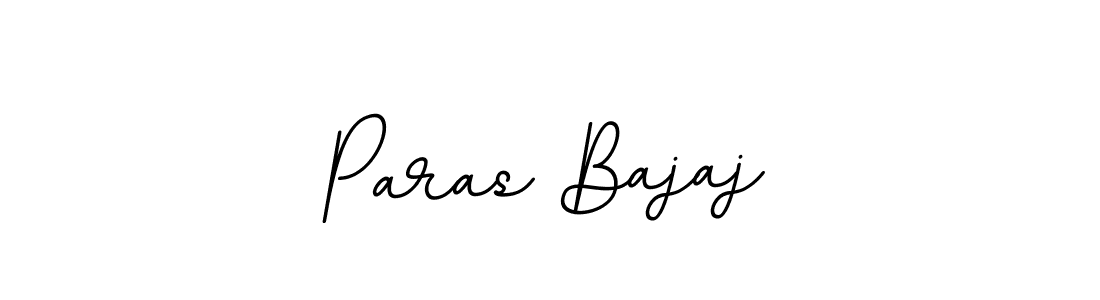 Make a beautiful signature design for name Paras Bajaj. Use this online signature maker to create a handwritten signature for free. Paras Bajaj signature style 11 images and pictures png