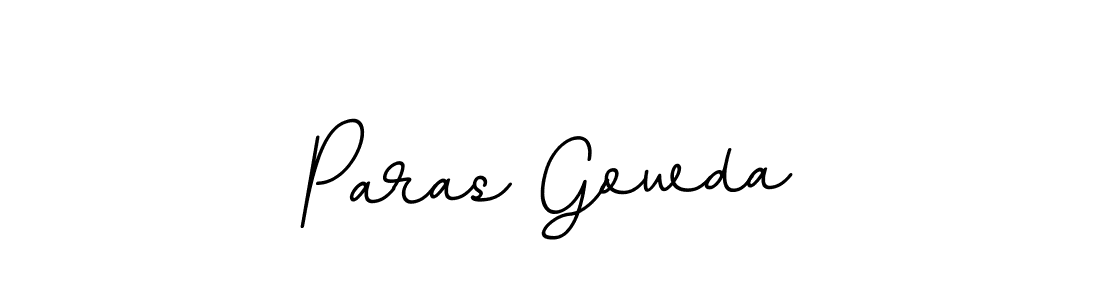 Make a beautiful signature design for name Paras Gowda. Use this online signature maker to create a handwritten signature for free. Paras Gowda signature style 11 images and pictures png