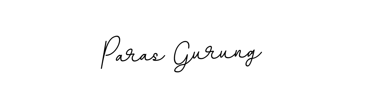 How to Draw Paras Gurung signature style? BallpointsItalic-DORy9 is a latest design signature styles for name Paras Gurung. Paras Gurung signature style 11 images and pictures png
