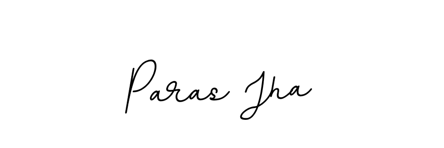 It looks lik you need a new signature style for name Paras Jha. Design unique handwritten (BallpointsItalic-DORy9) signature with our free signature maker in just a few clicks. Paras Jha signature style 11 images and pictures png