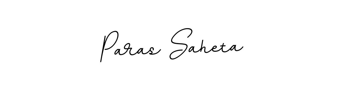 The best way (BallpointsItalic-DORy9) to make a short signature is to pick only two or three words in your name. The name Paras Saheta include a total of six letters. For converting this name. Paras Saheta signature style 11 images and pictures png