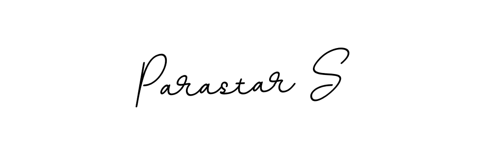 if you are searching for the best signature style for your name Parastar S. so please give up your signature search. here we have designed multiple signature styles  using BallpointsItalic-DORy9. Parastar S signature style 11 images and pictures png