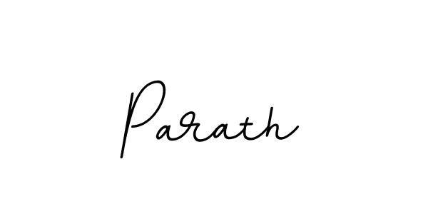 Use a signature maker to create a handwritten signature online. With this signature software, you can design (BallpointsItalic-DORy9) your own signature for name Parath. Parath signature style 11 images and pictures png