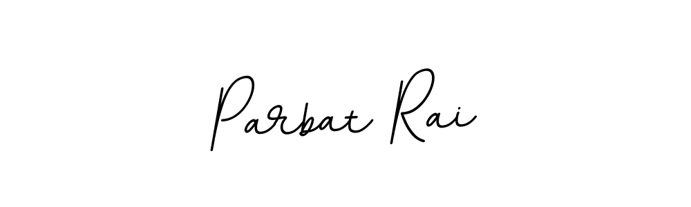 Make a beautiful signature design for name Parbat Rai. With this signature (BallpointsItalic-DORy9) style, you can create a handwritten signature for free. Parbat Rai signature style 11 images and pictures png