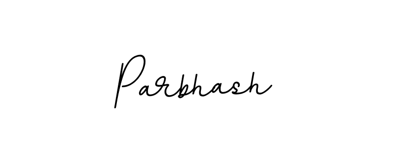 Design your own signature with our free online signature maker. With this signature software, you can create a handwritten (BallpointsItalic-DORy9) signature for name Parbhash. Parbhash signature style 11 images and pictures png