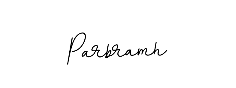 Make a beautiful signature design for name Parbramh. Use this online signature maker to create a handwritten signature for free. Parbramh signature style 11 images and pictures png