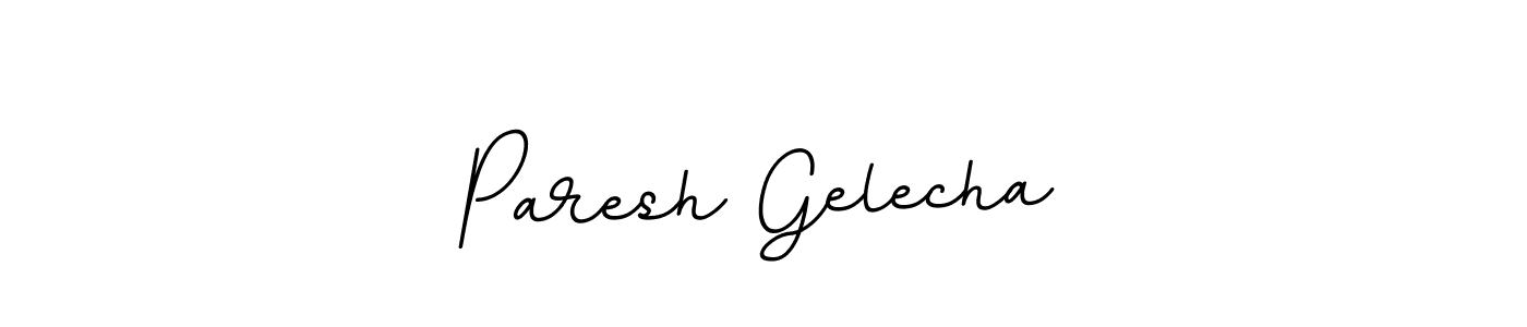 Make a beautiful signature design for name Paresh Gelecha. With this signature (BallpointsItalic-DORy9) style, you can create a handwritten signature for free. Paresh Gelecha signature style 11 images and pictures png