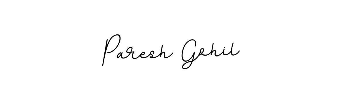 Also You can easily find your signature by using the search form. We will create Paresh Gohil name handwritten signature images for you free of cost using BallpointsItalic-DORy9 sign style. Paresh Gohil signature style 11 images and pictures png