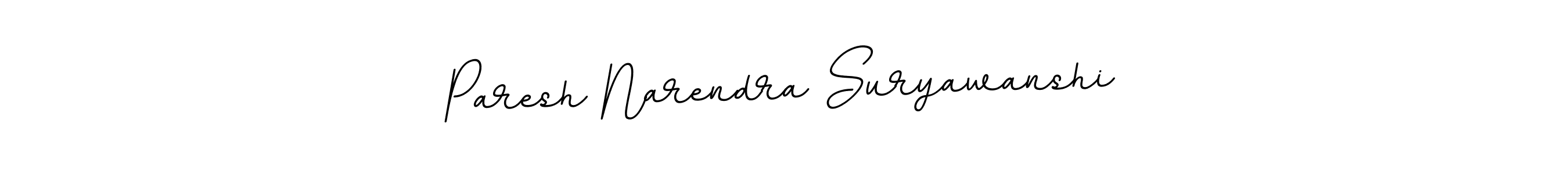 Design your own signature with our free online signature maker. With this signature software, you can create a handwritten (BallpointsItalic-DORy9) signature for name Paresh Narendra Suryawanshi. Paresh Narendra Suryawanshi signature style 11 images and pictures png