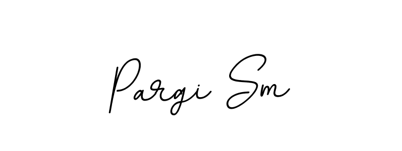 Design your own signature with our free online signature maker. With this signature software, you can create a handwritten (BallpointsItalic-DORy9) signature for name Pargi Sm. Pargi Sm signature style 11 images and pictures png