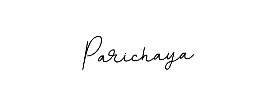 How to make Parichaya signature? BallpointsItalic-DORy9 is a professional autograph style. Create handwritten signature for Parichaya name. Parichaya signature style 11 images and pictures png